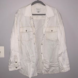 AE White Boyfriend Top